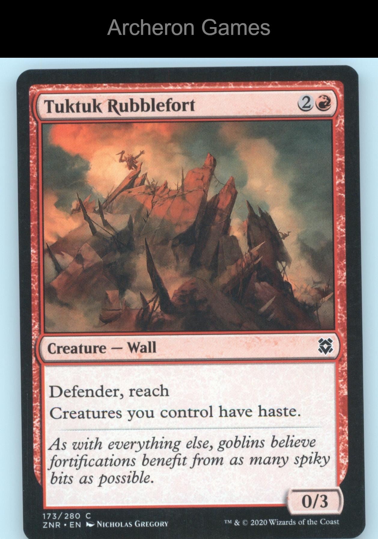 Tuktuk Rubblefort 173 C MTG Card Zendikar Rising