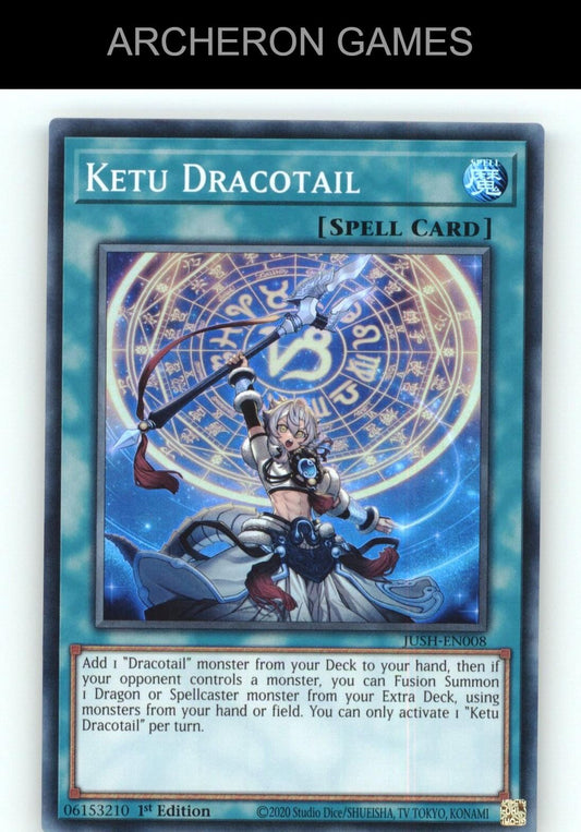 Ketu Dracotail SR YUGIOH Card