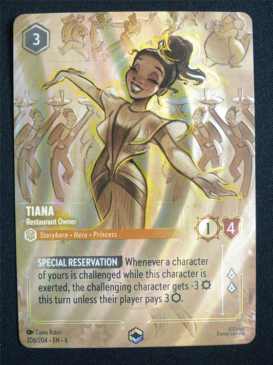 Tiana Restsaurant Owner 206/204 Enchanted Foil - Lorcana Card #12X