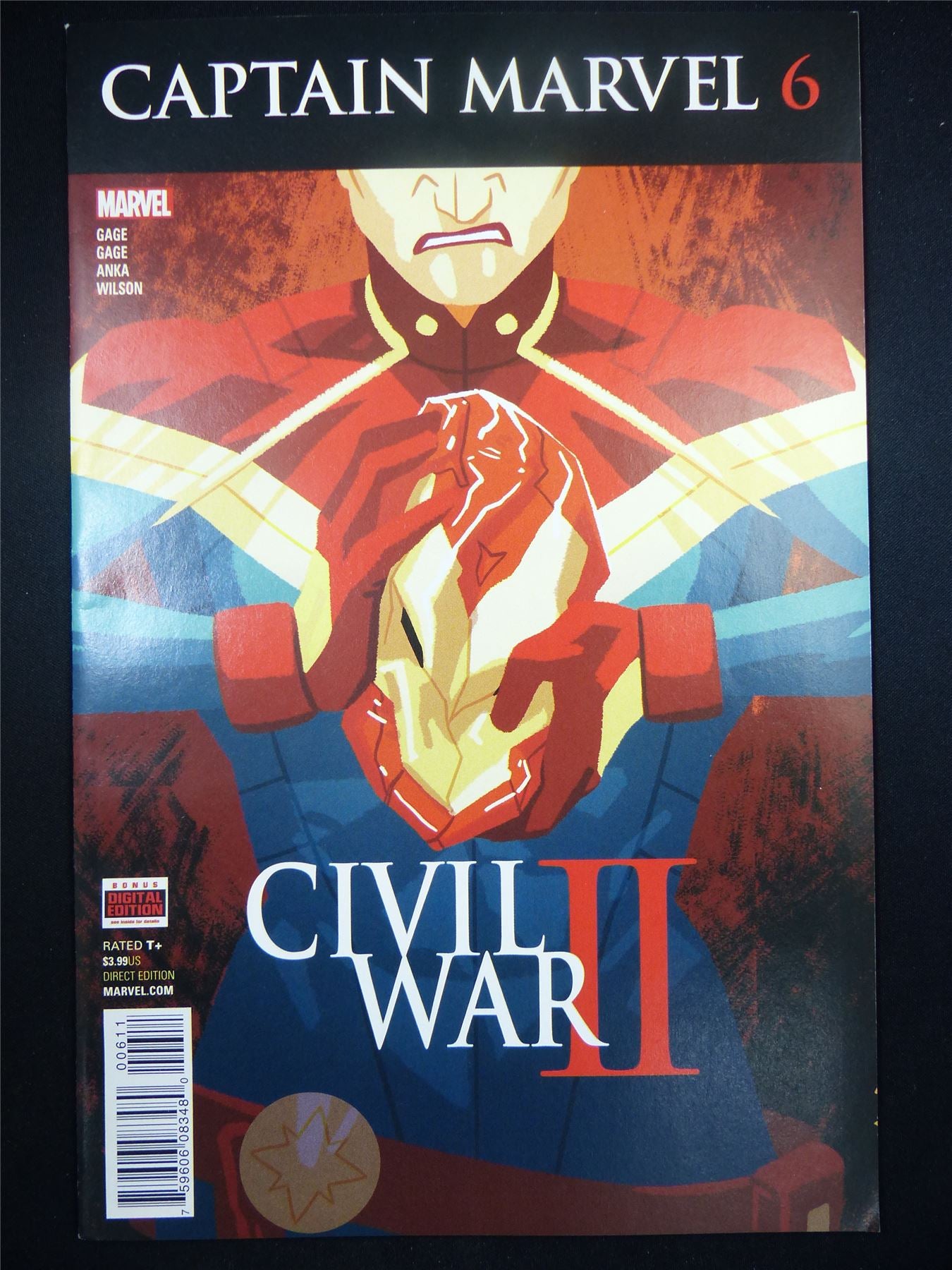 CAPTAIN Marvel #6 - Civil War 2 - Marvel Comic #HH