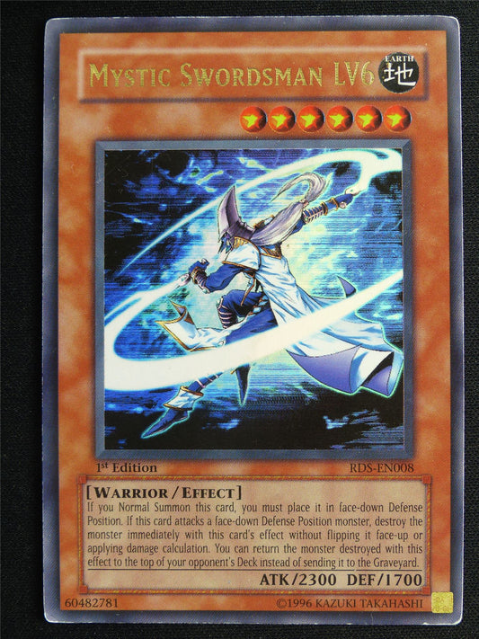 Mystic Swordsman LV6 RDS Ultra Rare played - 1st ed Yugioh Card #4RN