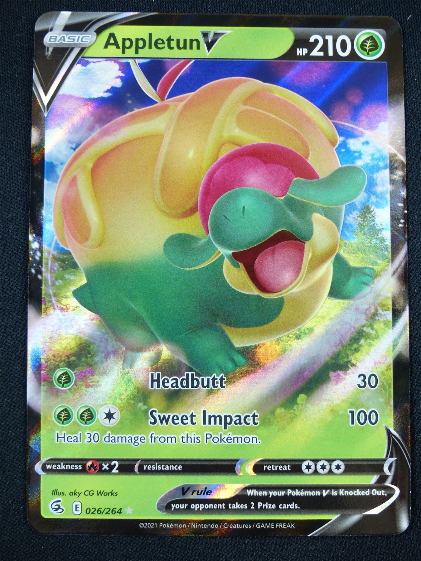 Appletun V 026/264 Holo - Pokemon Card #CV