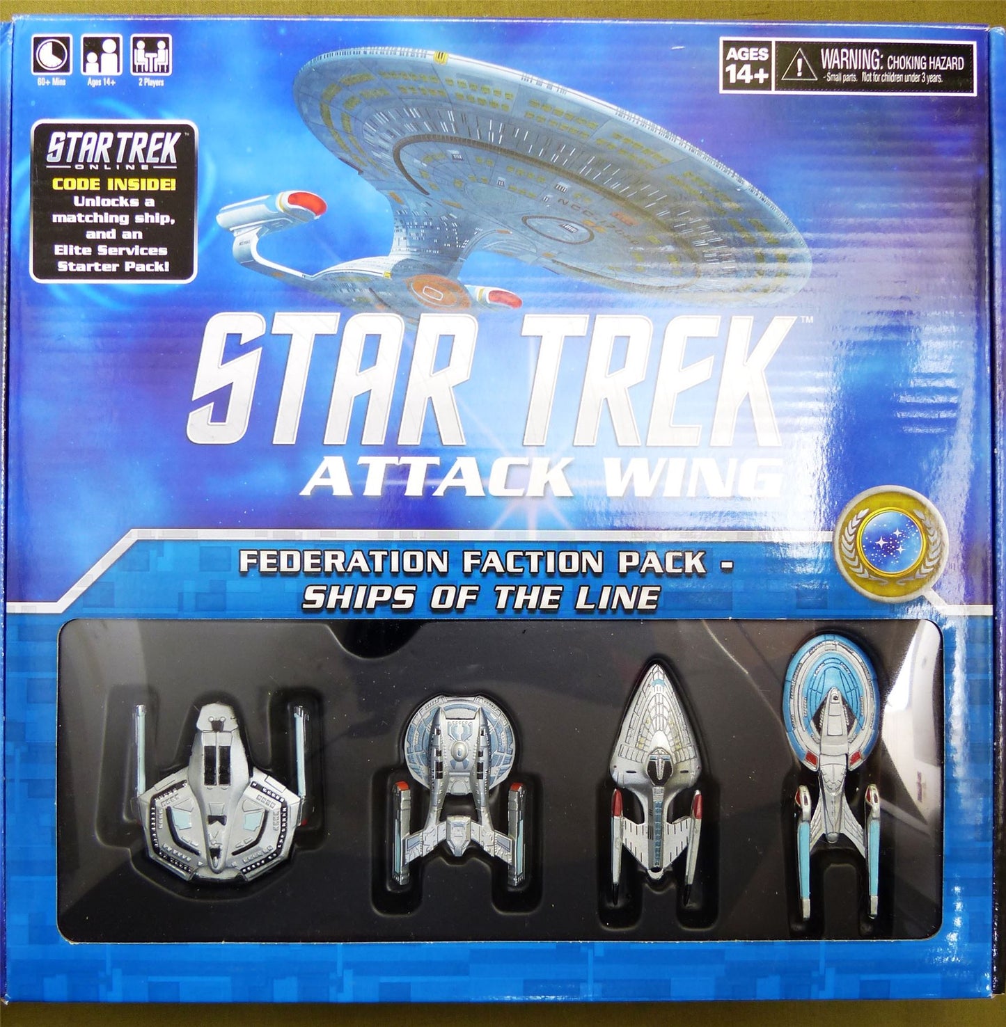 Star Trek Attack Wing: Federation Faction Pack: Ships of the Line - Miniatures Games #3AY