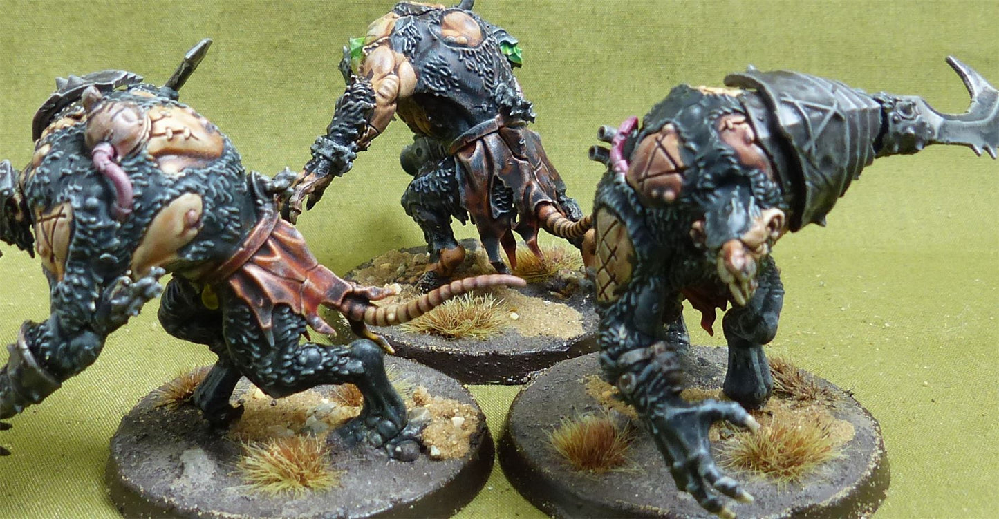 Rat Ogors painted - Skaven - Warhammer AoS #5SE