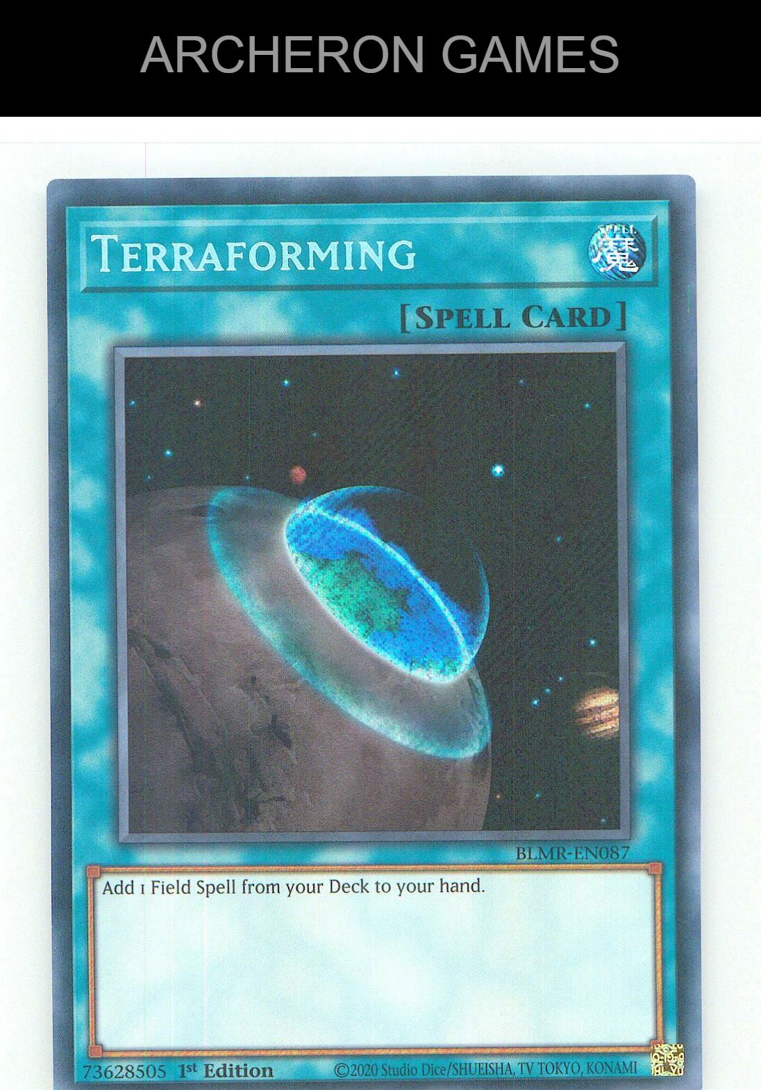 Terraforming SEC YUGIOH Card 1st Edition