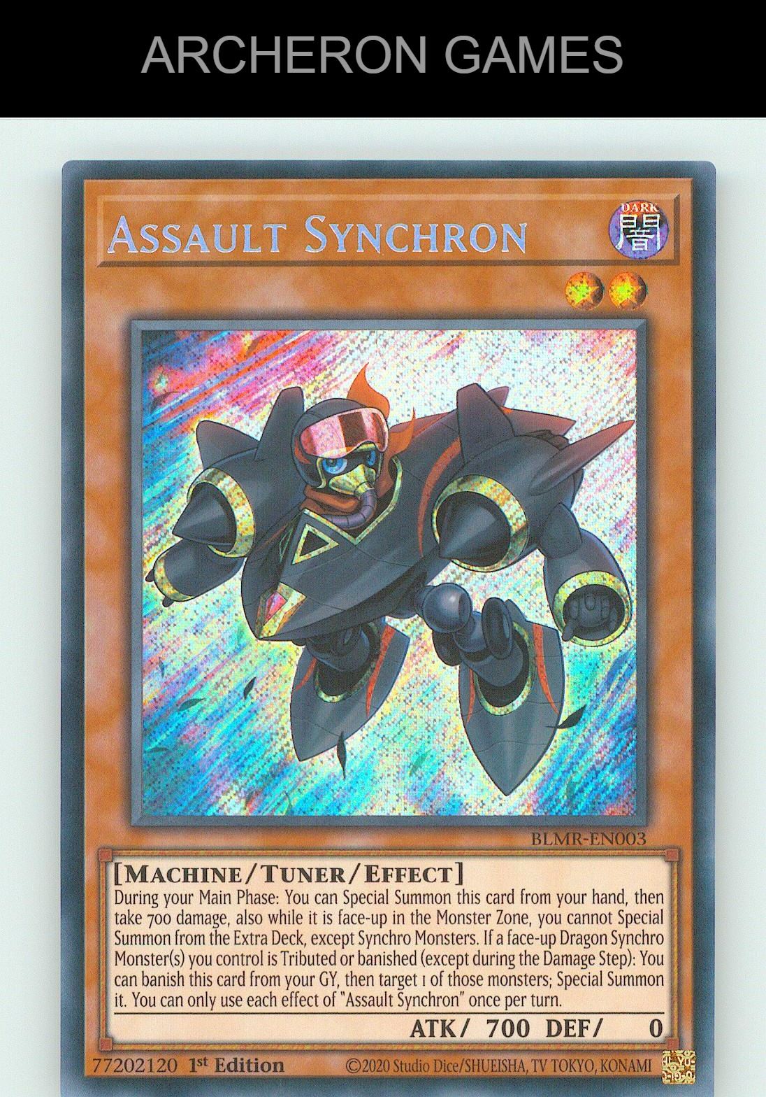 Assault Synchron SEC YUGIOH Card