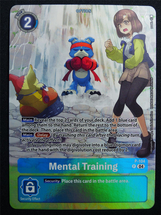 Mental Training P-104 Promo Foil - Digimon Card #30C