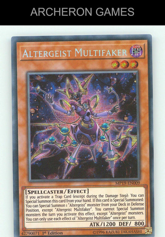 Altergeist Multifaker SEC YUGIOH Card
