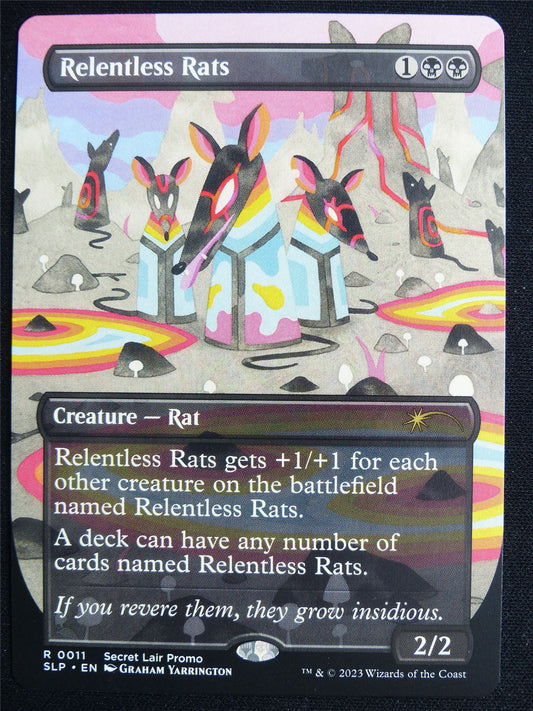 Relentless Rats Borderless - SLP - Mtg Card #4ND