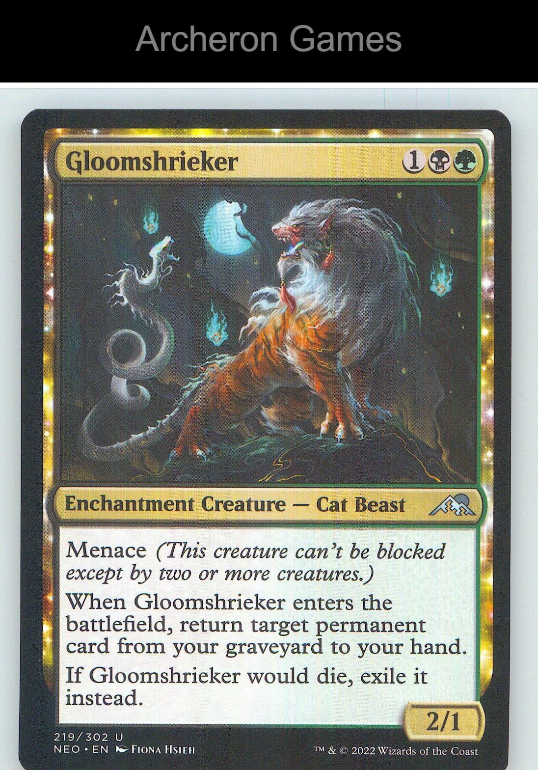 Gloomshrieker NEO 219 UC MTG Card NM/EX+