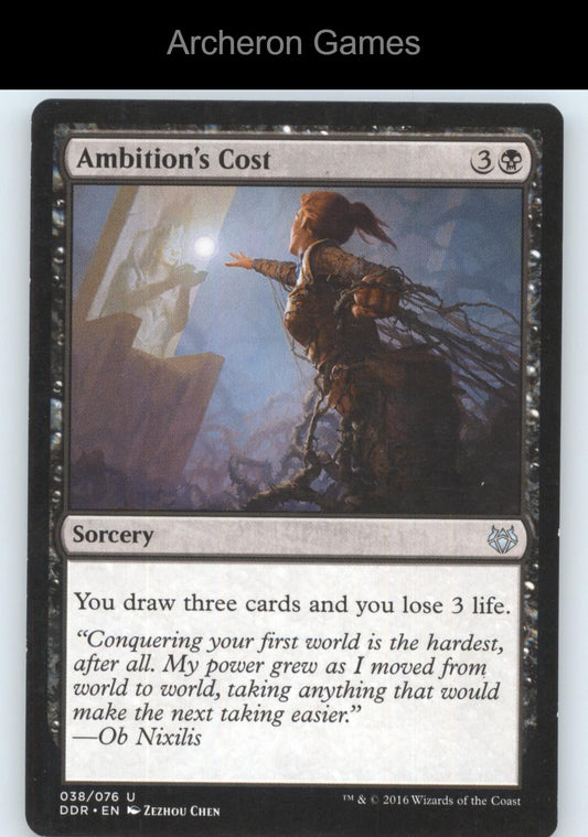 Ambition's Cost 38 UC MTG Card Duel Decks: Nissa vs. Ob Nixilis