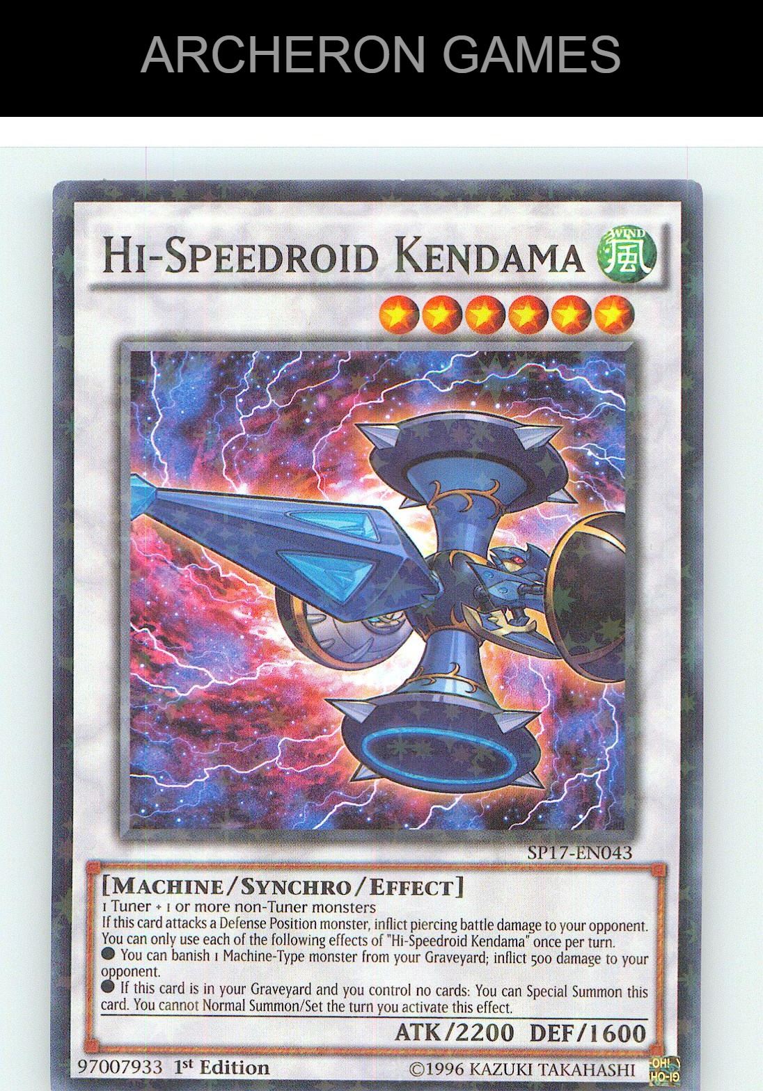 Hi-Speedroid Kendama (Starfoil) Starfoil Rare YUGIOH Card 1st Edition