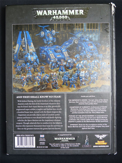 Codex Adeptus Astartes: Space Marines - Warhammer 40K Hardback #1Z7