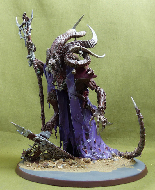Vizzik Skour Prophet of the Horned Rat Painted - Skaven - Warhammer AoS #1BP