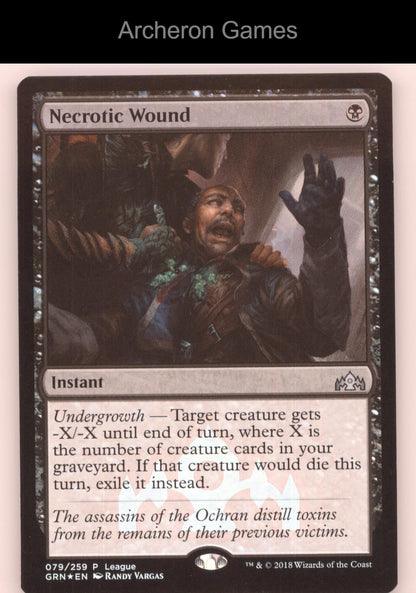 Necrotic Wound 79 UC MTG Card League Promos