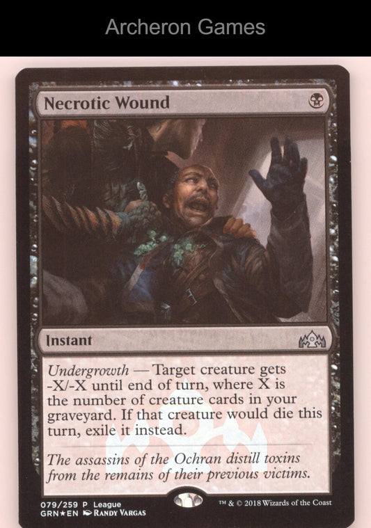Necrotic Wound 79 UC MTG Card League Promos