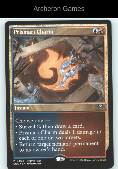 Prismari Charm PPSOS 364 P MTG Card Promo Pack: Secrets of Strixhaven