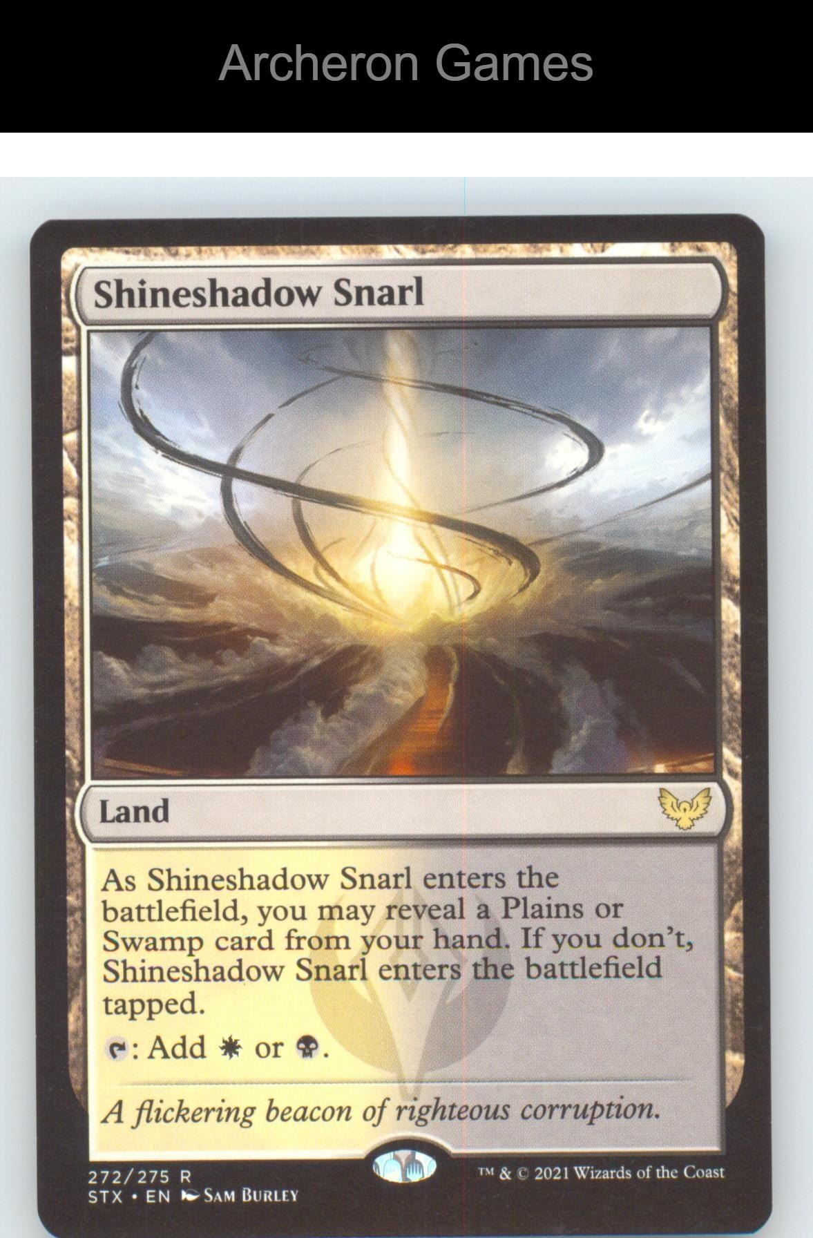 Shineshadow Snarl STX 272 R MTG Card NM/EX+