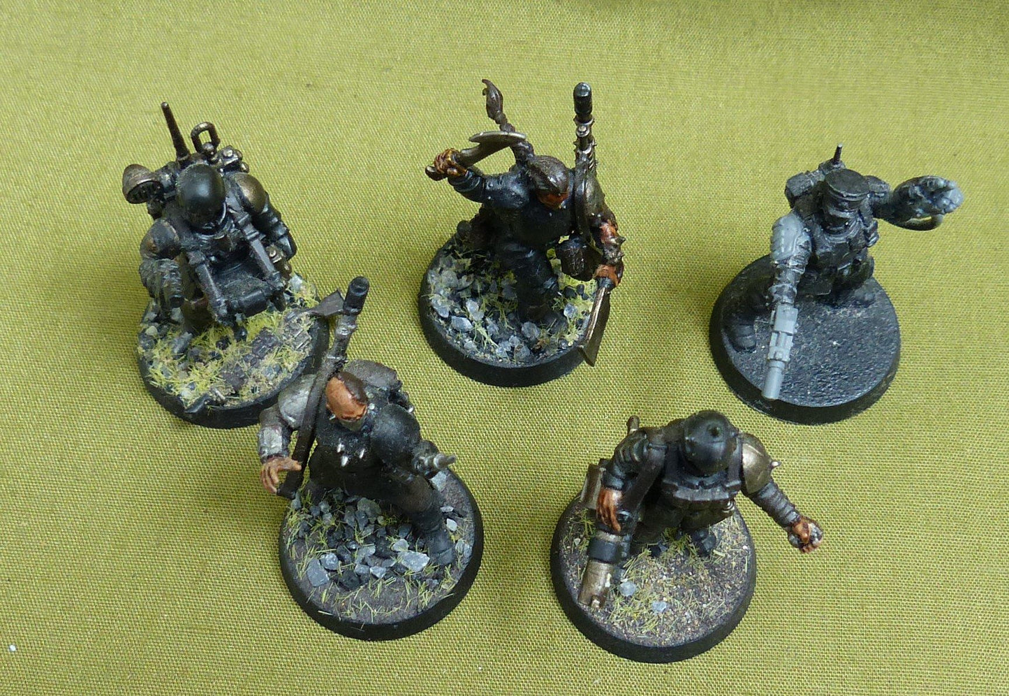 Command Squad painted - Astra Militarum - Warhammer 40K #5A5