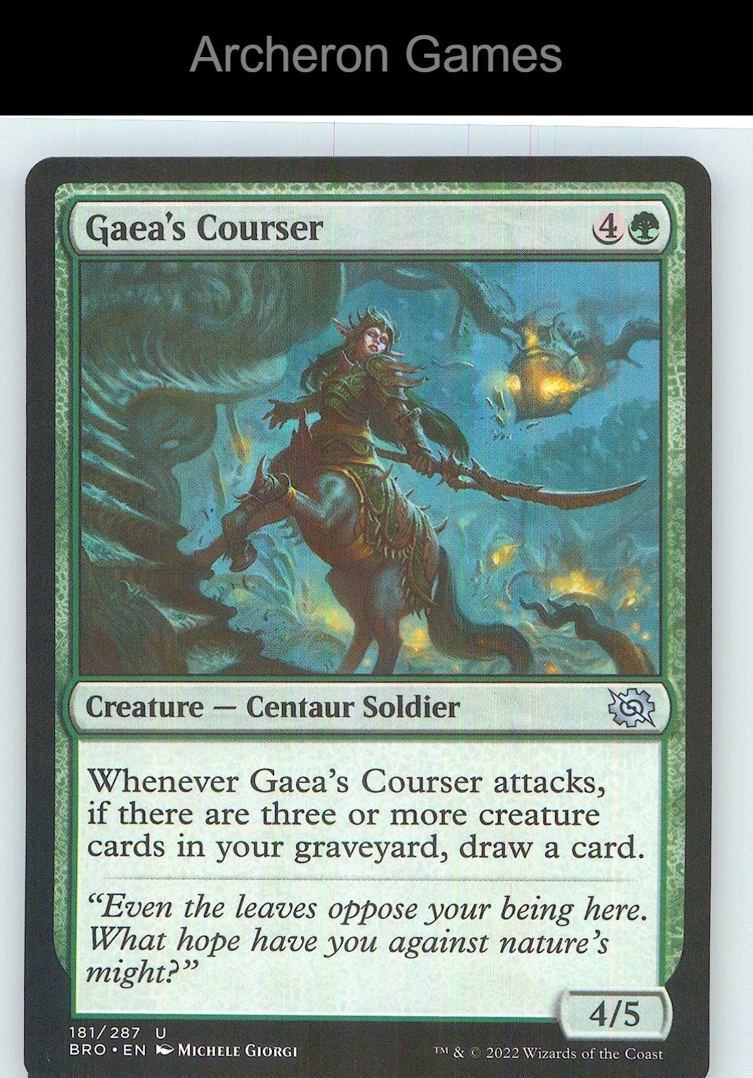 Gaea's Courser BRO 181 UC MTG Card NM/EX+