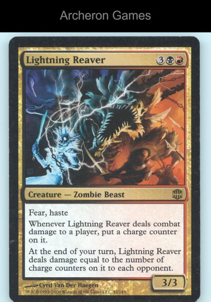 Lightning Reaver 42 R MTG Card Alara Reborn