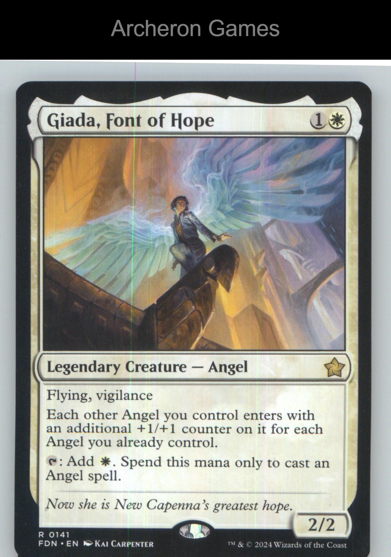 Giada, Font of Hope FDN 141 R MTG Card NM/EX+