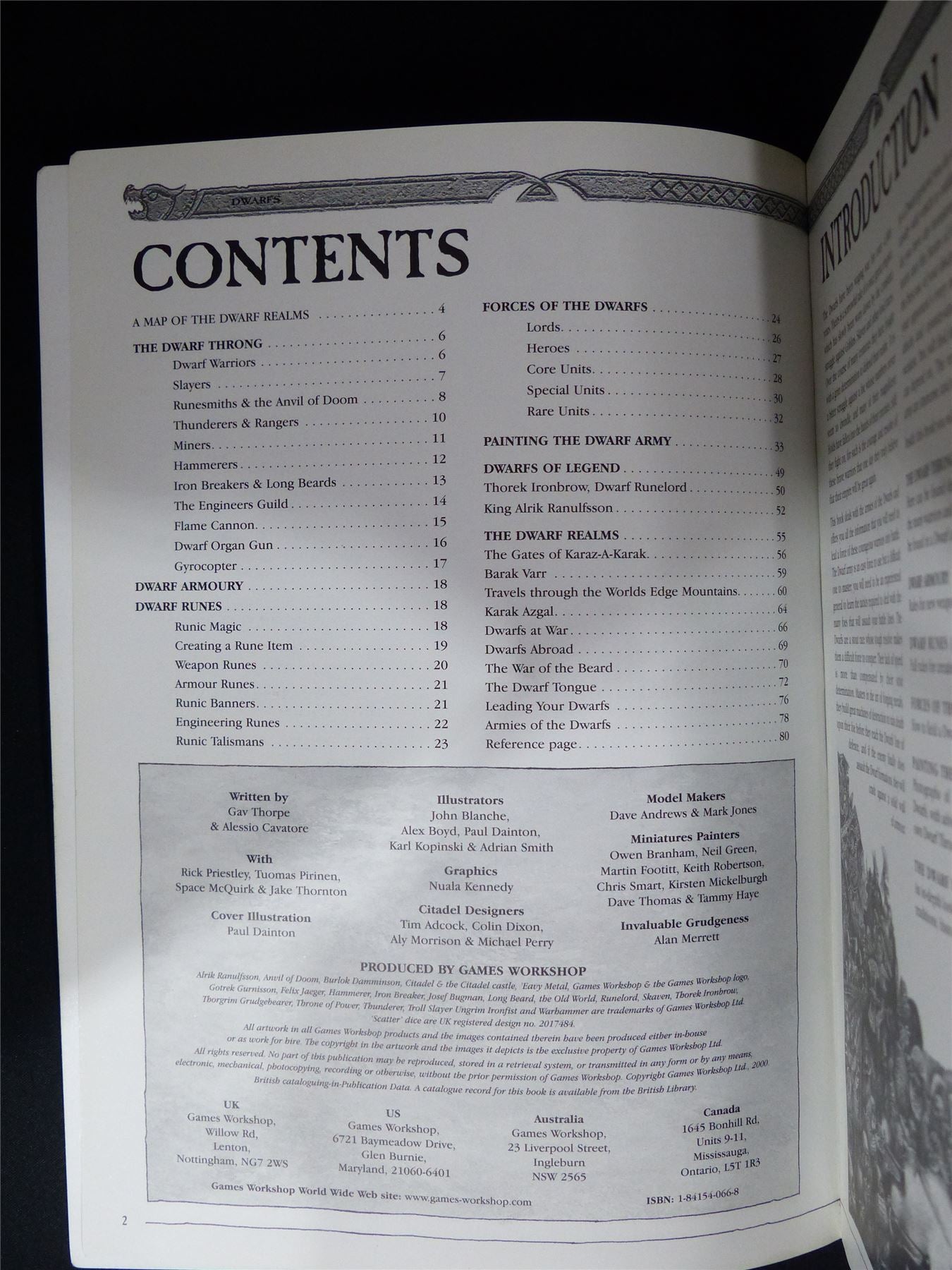 Warhammer Armies: Dwarfs 6th Edition Softback 2000 - Warhammer Old World #1H2