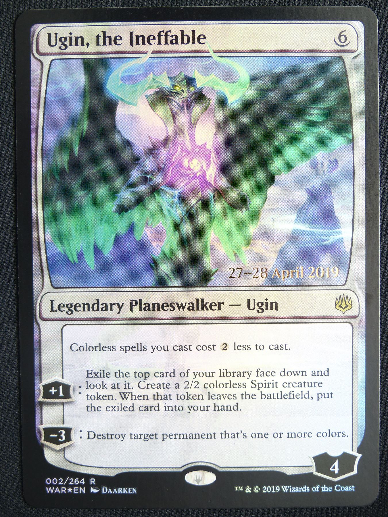 Ugin the Ineffable Pre-Release Promo Foil - WAR - Mtg Card #5OV