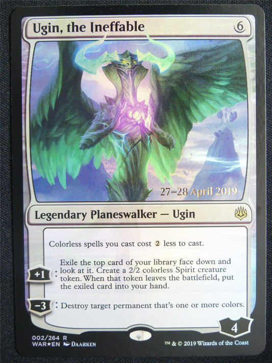 Ugin the Ineffable Pre-Release Promo Foil - WAR - Mtg Card #5OV