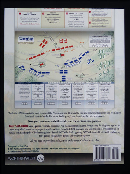 Waterloo Solitaire: Miniatures Rule Booklet #2MJ