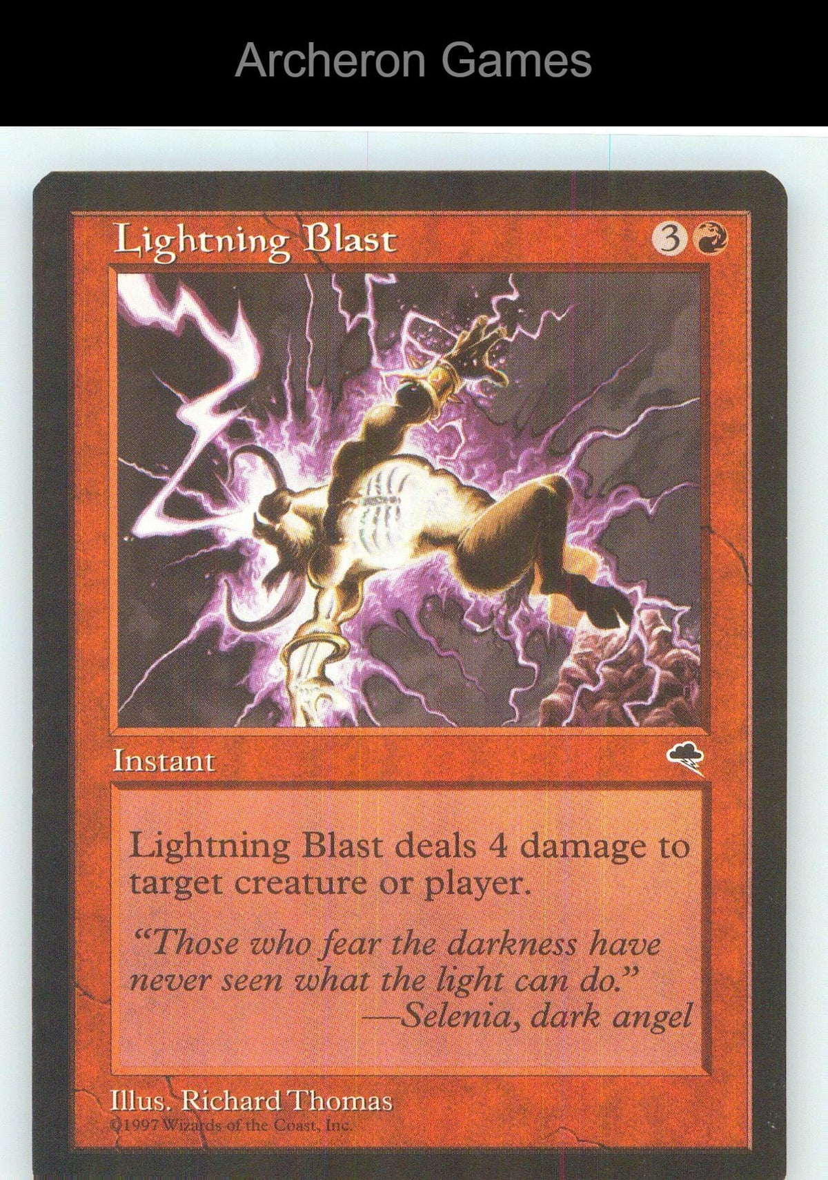 Lightning Blast 6ED 193 C MTG Card NM/EX+