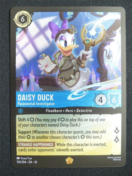 Daisy Duck Paranormal Investigator 154/204 Foil - Lorcana Card #144