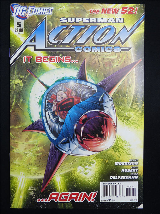 SUPERMAN: Action Comics #5 new 52! - DC Comic #3C2