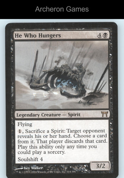 He Who Hungers 114 R MTG Card Champions of Kamigawa