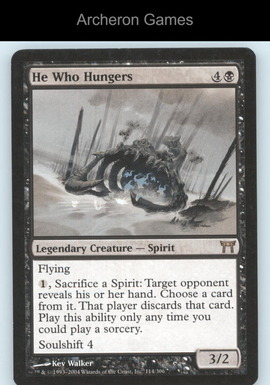 He Who Hungers 114 R MTG Card Champions of Kamigawa
