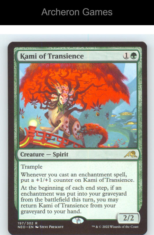 Kami of Transience NEO 197 R MTG Card NM/EX+