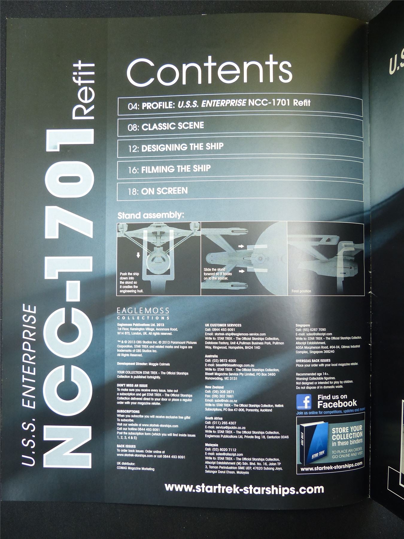 Star Trek The official Starships Collection #2 - Eaglemoss Magazine #2X2