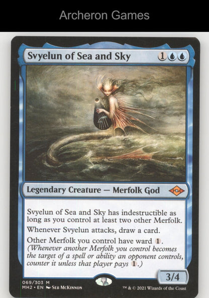 Svyelun of Sea and Sky 69 Mythic MTG Card Modern Horizons 2