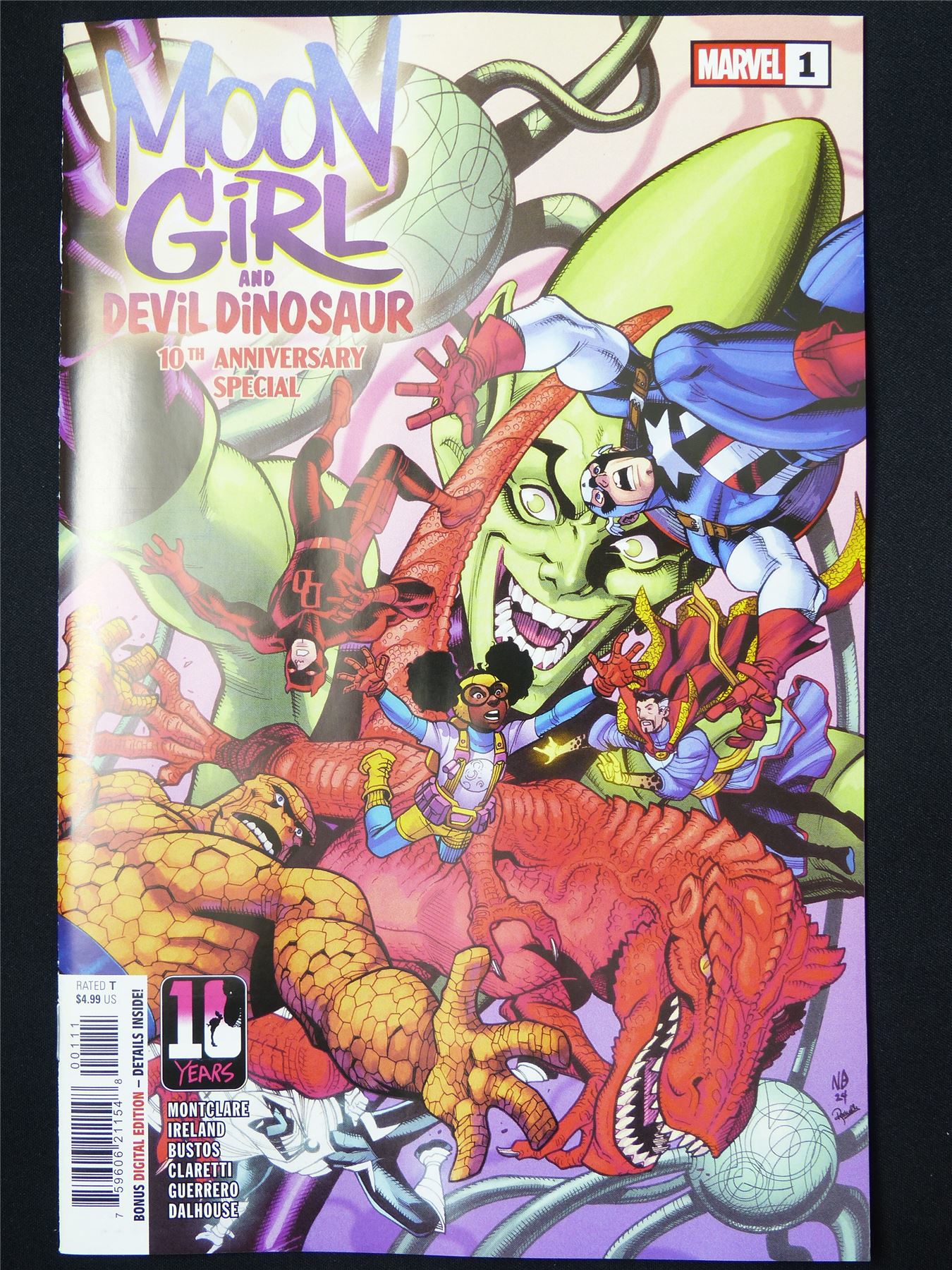 MOON Girl and Devil Dinosaur 10th Anniversary Special #1 - Apr 2025 Marvel Comic #277