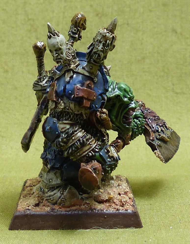 Orc Command Set of 1 painted - Orcs and Goblins - Warhammer Old World #FN