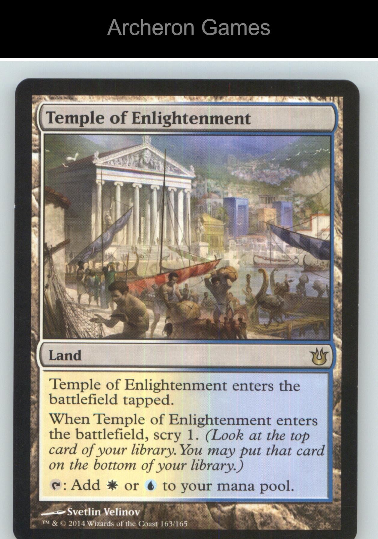 Temple of Enlightenment BNG 163 R MTG Card NM/EX+