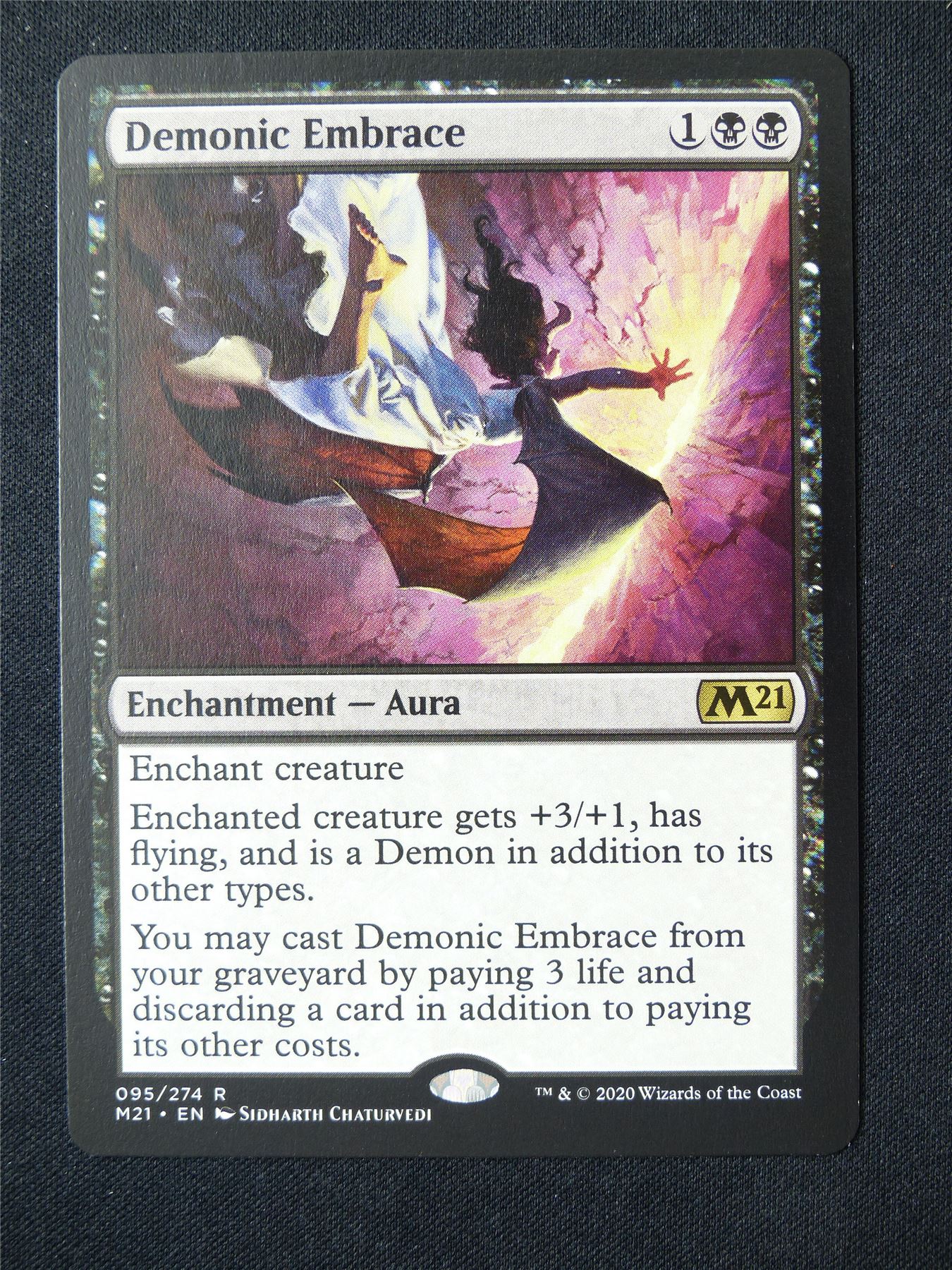 Demonic Embrace - M21 - Mtg Card #5JW