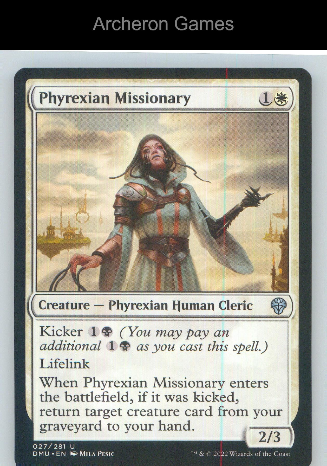 Phyrexian Missionary DMU 27 UC MTG Card NM/EX+