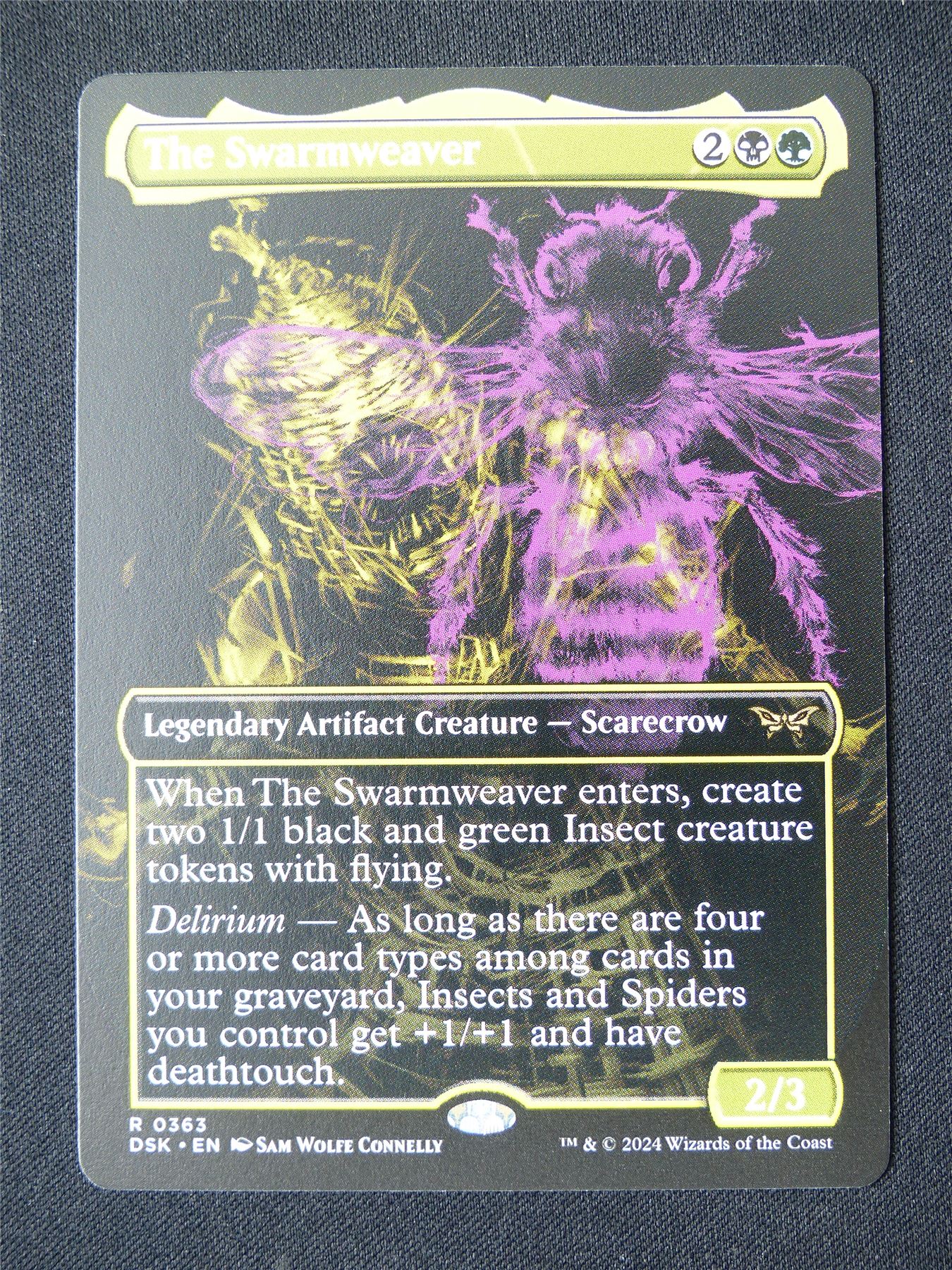 The Swarmweaver Borderless - DSK - Mtg Card #33U