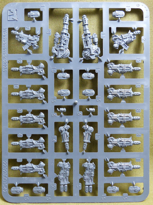 Disintegrator Weapons Upgrade set of 10 complete sprue - Saturnine - Warhammer Horus Heresy #4DG