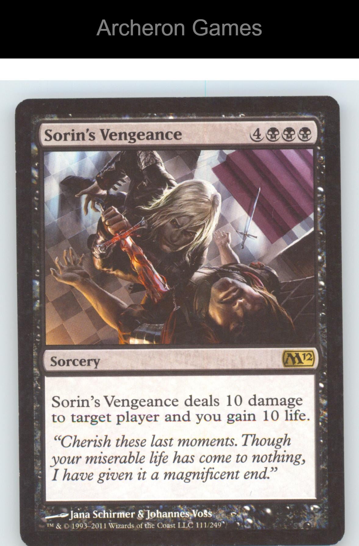 Sorin's Vengeance PLST 111/249 R MTG Card The List Reprints