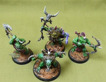 Hedkrakka's Madmob painted - Skaven - Warhammer Underworlds #64C