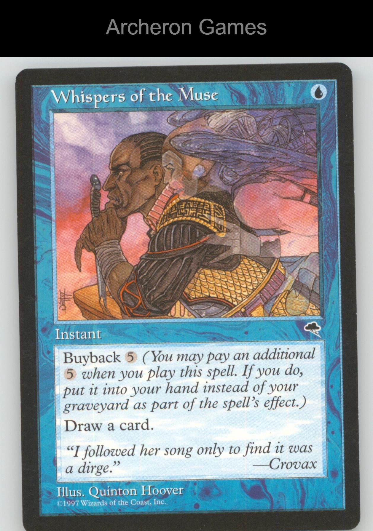 Whispers of the Muse 103 UC MTG Card Tempest