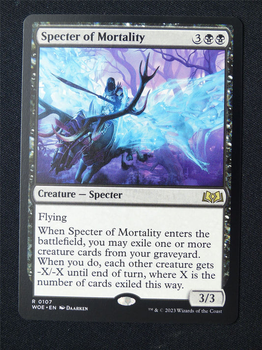Specter of Mortality - WOE - Mtg Card #7BT