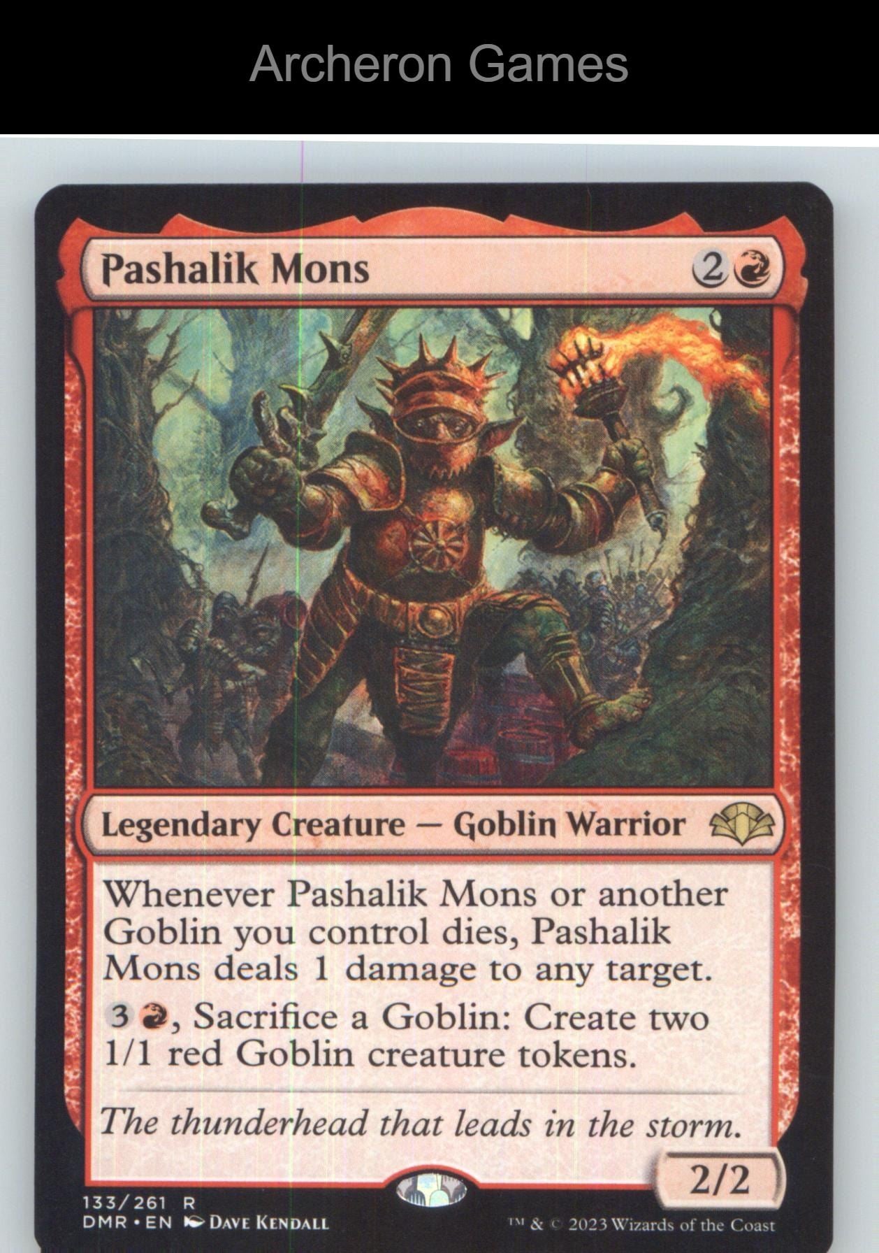 Pashalik Mons DMR 133 R MTG Card NM/EX+